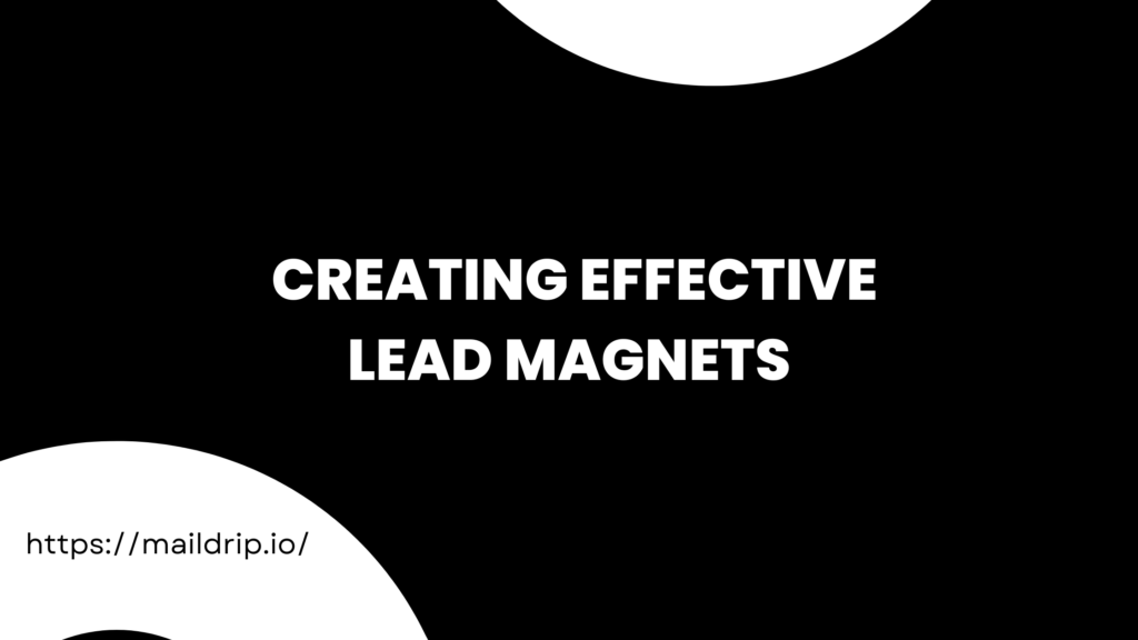 MailDrip - effective lead magnets