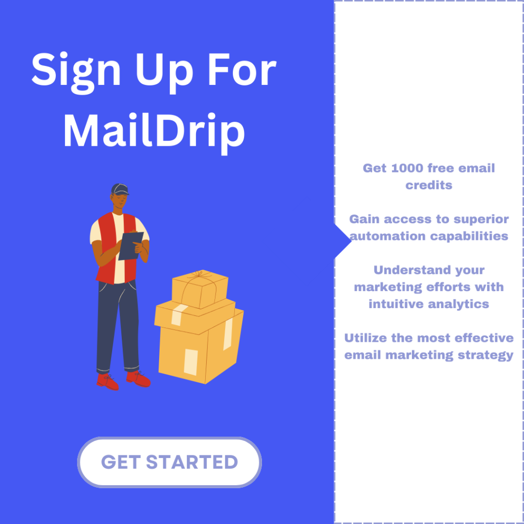 sign up for MailDrip 
