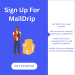 sign up for MailDrip