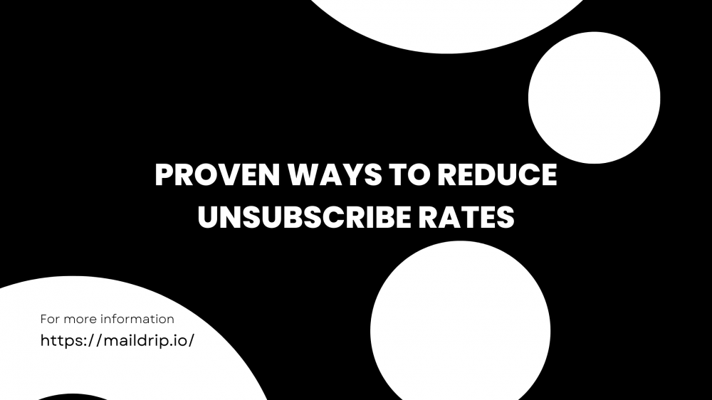 Unsubscribe Rates - MailDrip