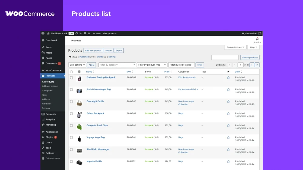 Woocommerce-one